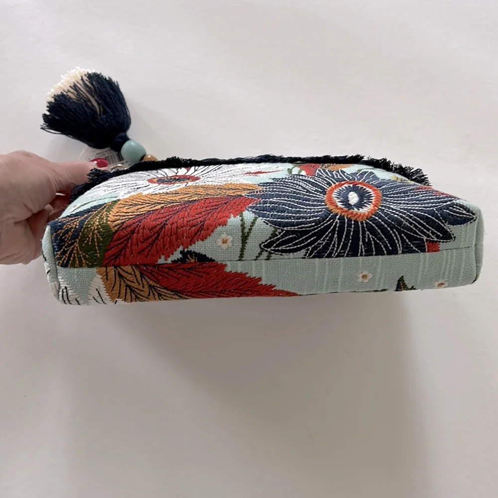 Spartina 449 Daufuskie Island Maci Wristlet Riverside Station Vintage Floral - Picture 6 of 12